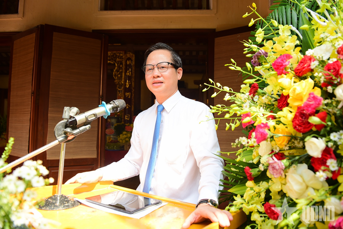 Đồng chí Đoàn Anh Dũng, Phó chủ nhiệm Ủy ban Kiểm tra Trung ương phát biểu.