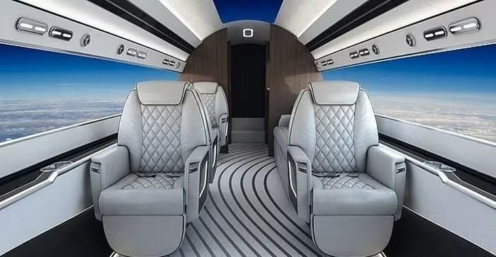 Cabin của mẫu máy bay mới cao khoảng 2 mét, đủ không gian thoải mái cho 9 hành khách. Ảnh: Otto Aerospace