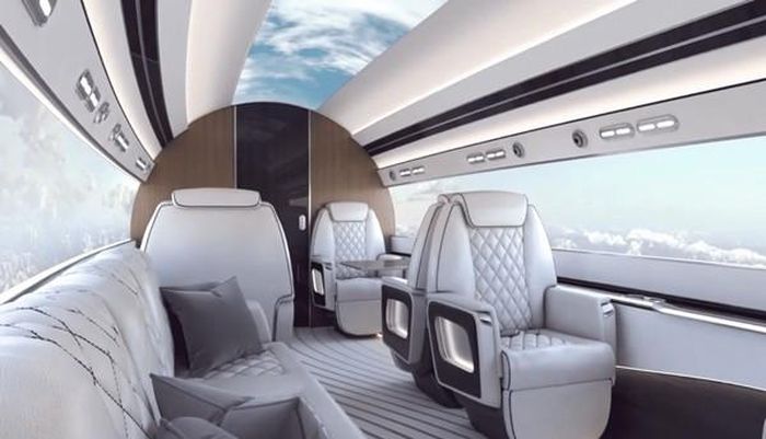 Phantom 3500 là máy bay phản lực thương mại cỡ trung được thiết kế hướng đến sự sang trọng và thoải mái. Otto Aviation ước tính máy bay hai động cơ này sẽ có tầm bay hành khách 3.200 hải lý (3.682 dặm, 5.926 km) và độ cao bay ổn định là 15.545 m. Ảnh: The Wall Street Journal
