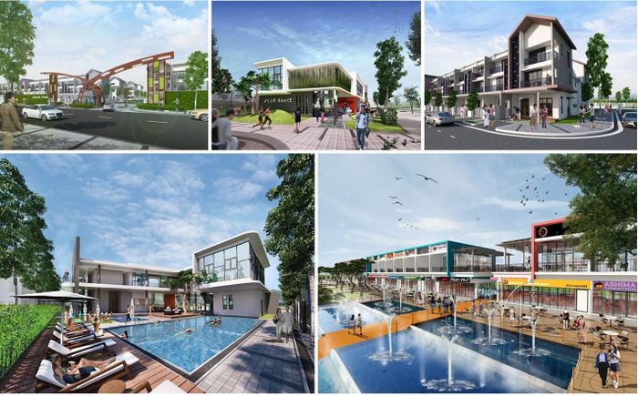 Phối cảnh khu đô thị Đô thị VSIP Nghệ An. Ảnh: P.V