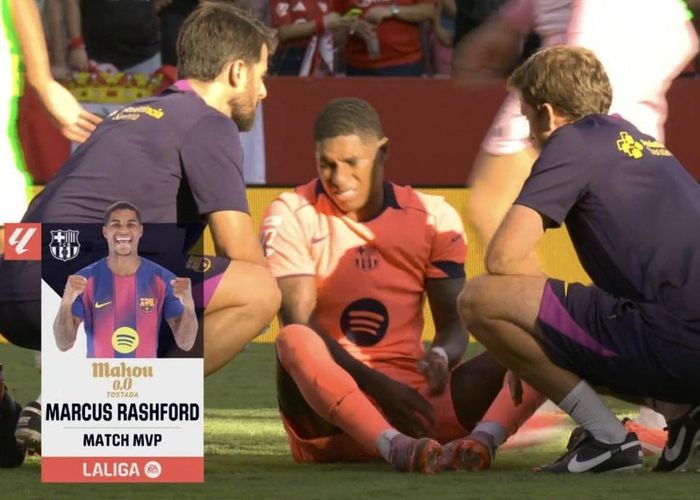 Rashford giải cơn khát bàn thắng trong màu áo Barca.