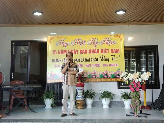 Chia sẻ cảm xúc trong ngày ra mắt CLB dân ca-bài chòi Sông Thu