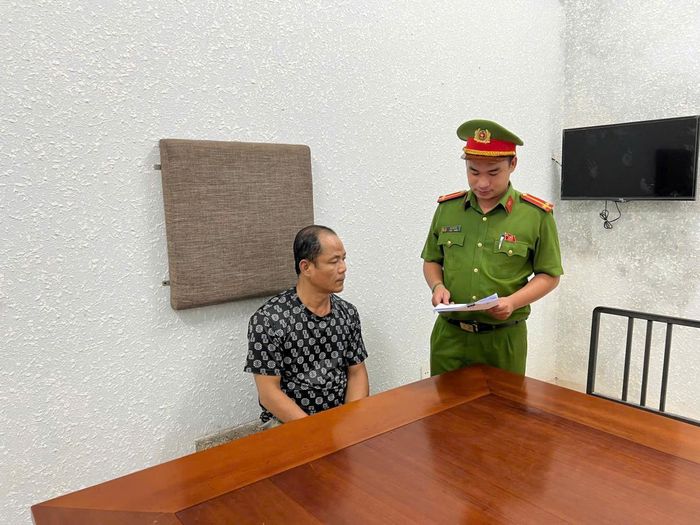 Công an phường An Hải bắt giữ đối tượng Trần Thanh Lanh.