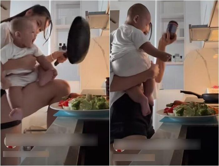 Video được chia sẻ như một kỉ niệm ý nghĩa của hai mẹ con Yến Xuân.