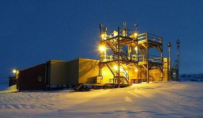 Đài quan sát của Cơ quan Quản lý Khí quyển và Đại dương Quốc gia Mỹ (NOAA) ở Alert. Ảnh: NOAA.