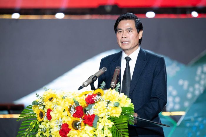 Bí thư Tỉnh ủy Sơn La Hoàng Quốc Khánh trình bày Diễn văn kỷ niệm