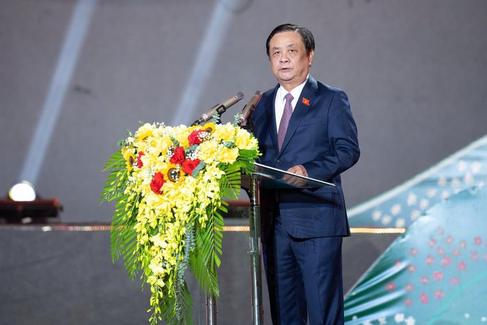Phó Chủ tịch Quốc hội Lê Minh Hoan phát biểu tại buổi lễ
