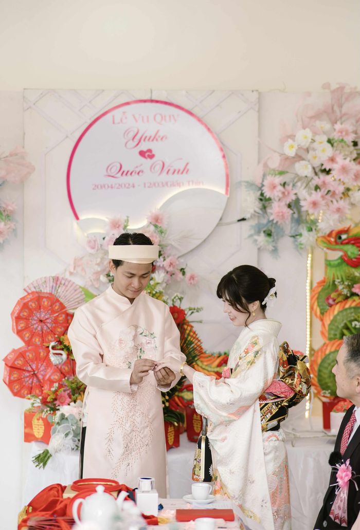 Quốc Vĩnh và Yuko kết hôn vào tháng 4/2024.