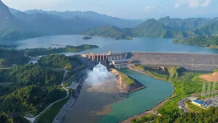  Hồ thủy điện Tuyên Quang. Ảnh: Đài Hà Nội 