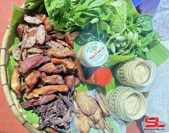 Các món ăn mang hương vị núi rừng của Sơn La. 