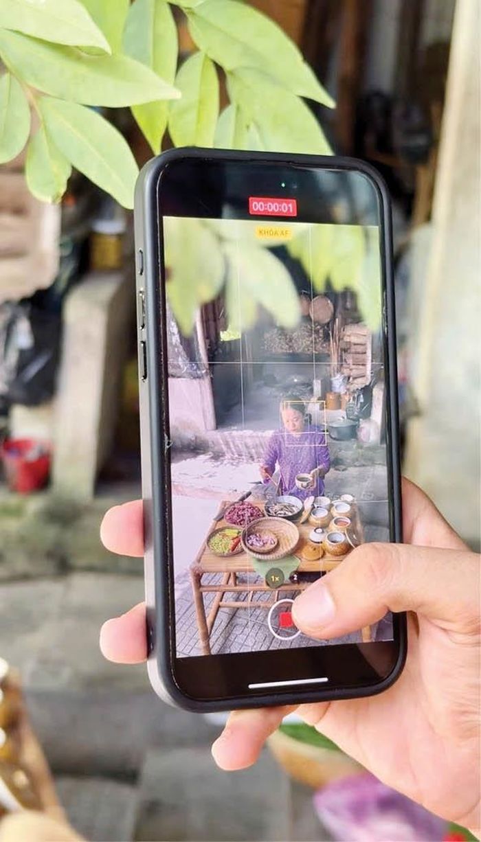 Một cảnh quay của nhóm Trung An