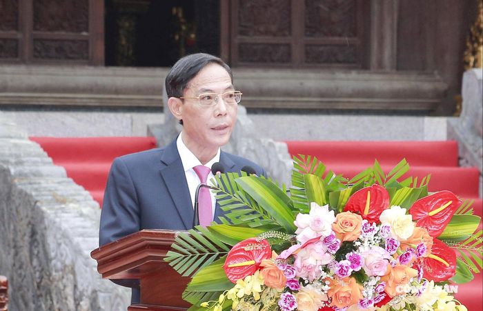 Phó Chủ tịch UBND tỉnh Thanh Hóa phát biểu khai mạc Lễ hội