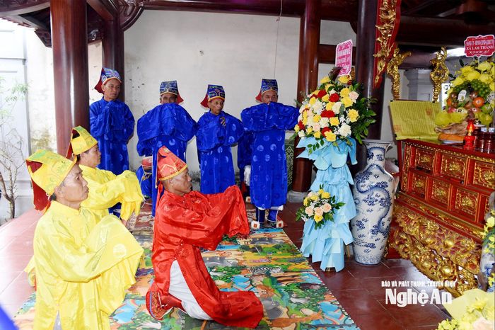 Lễ Đại tế tưởng niệm 592 năm ngày mất của Vua Lê Thái Tổ. Ảnh: Công Kiên
