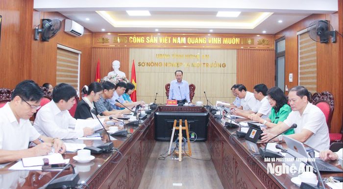 Quang cảnh cuộc làm việc. Ảnh: Mai Hoa