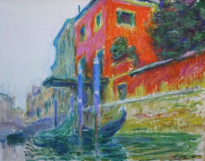 Bức “The Red House” (“Ngôi nhà đỏ”, sơn dầu trên vải, 1908)