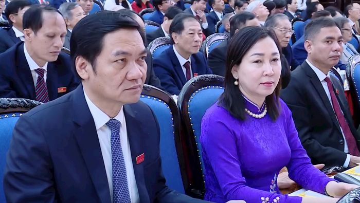 Đồng chí Hoàng Nghĩa Hiếu - Phó Bí thư Thường trực Tỉnh ủy, Chủ tịch HĐND tỉnh Nghệ An dự Đại hội đại biểu Đảng bộ tỉnh Thanh Hóa lần thứ XX, nhiệm kỳ 2025 - 2030. Ảnh:baothanhhoa.vn