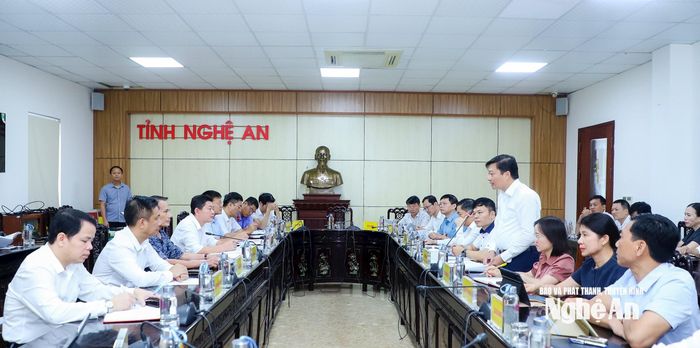 Quang cảnh phiên tiếp công dân định kỳ tháng 10/2025 của Chủ tịch UBND tỉnh Nghệ An. Ảnh: Thành Duy