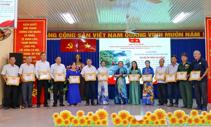 Các gương điển hình Dân vận khéo được tuyên dương