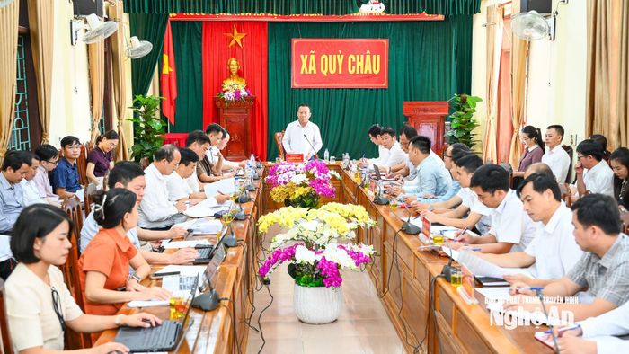 Quang cảnh cuộc làm việc. Ảnh: Thành Cường