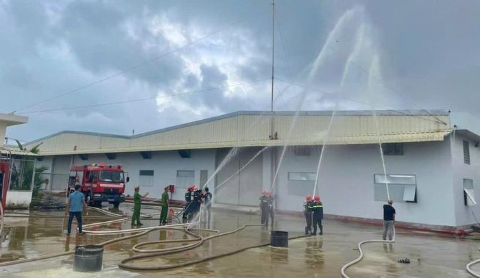 Quang cảnh buổi diễn tập. Ảnh: ĐVCC