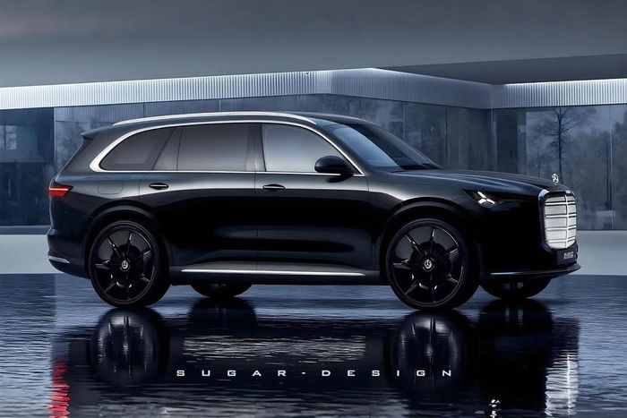 GLS phong cách Vision Iconic với đèn trước đồ họa ngôi sao 3 cánh tối giản.