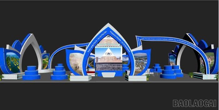  Khu triển lãm sản phẩm tiêu biểu, đặc trưng của tỉnh Lào Cai có chủ đề “Lào Cai - Kết nối và phát triển” 