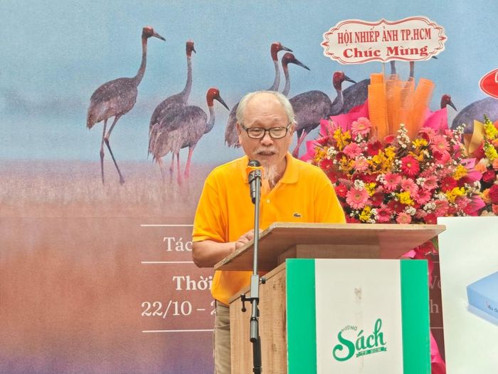 Nghệ sĩ nhiếp ảnh Nguyễn Trường Sinh. Ảnh: Huỳnh Tiến