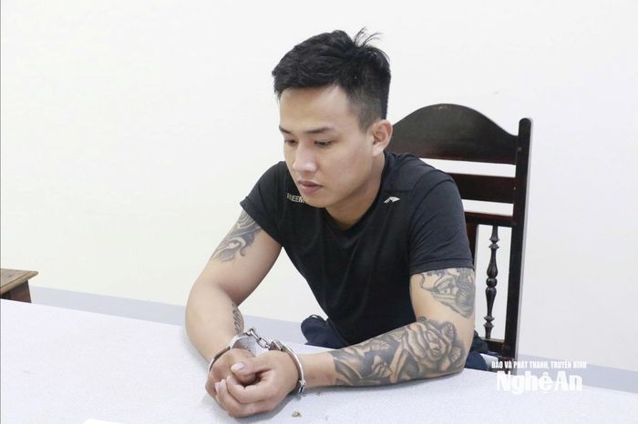 Đối tượng Trần Tuấn Anh tại Cơ quan Công an. Ảnh: Văn Hậu