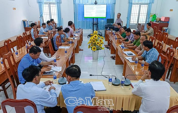 Quang cảnh buổi làm việc.