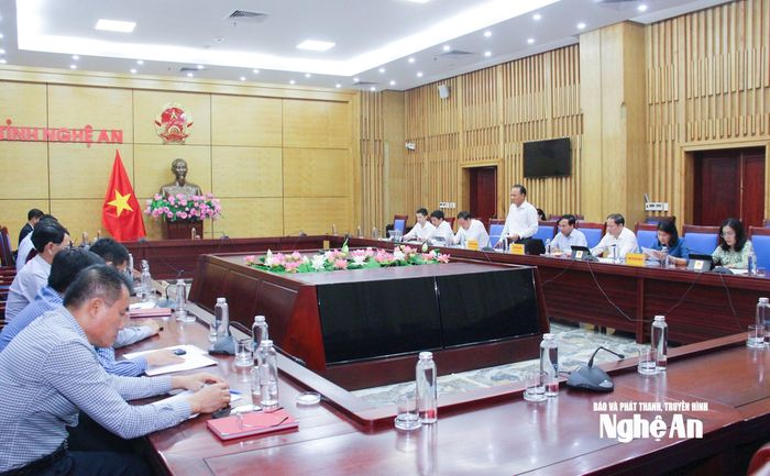 Quang cảnh cuộc làm việc. Ảnh: Mai Hoa