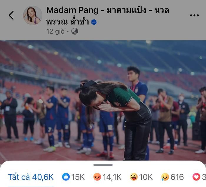 Tâm thư của Madam Pang thu hút đến 14 nghìn lượt phẫn nộ. Ảnh chụp màn hình