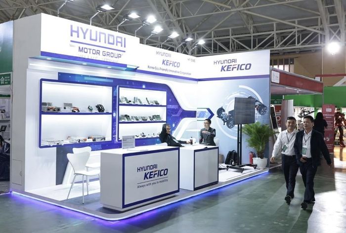 Gian trưng bày của Tập đoàn Huyndai