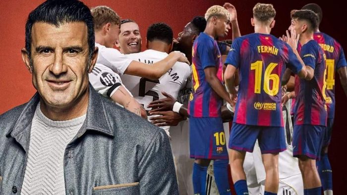 Luis Figo dự đoán Real Madrid thắng 3-1 Barca ở Siêu kinh điển lượt đi La Liga 2025/26, diễn ra vào cuối tuần này. Ảnh: Defensa