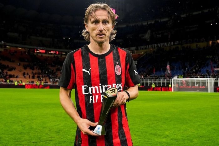 Modric xuất sắc nhất trận. Ảnh: Lega Serie A