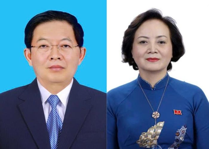 Hai tân Phó Thủ tướng Hồ Quốc Dũng và Phạm Thị Thanh Trà.