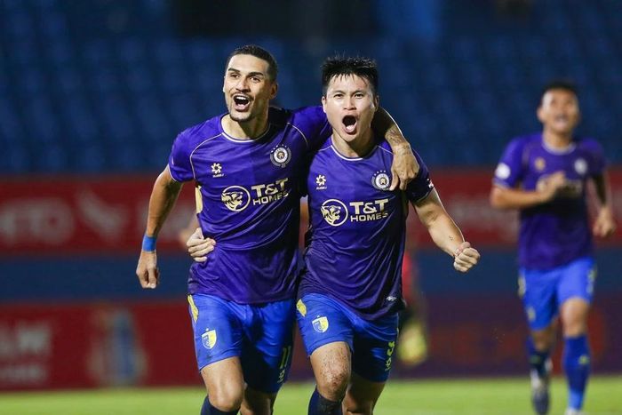Hà Nội FC vẫn áp đảo về số trận thắng trước đối thủ quen thuộc Becamex TP.HCM. Ảnh: HN FC