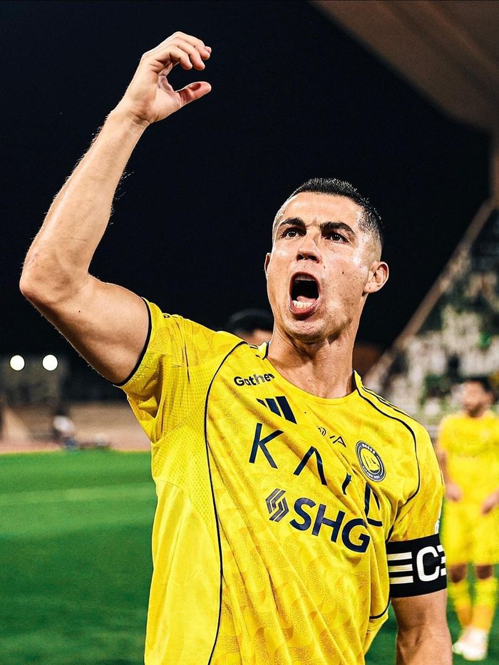 Ronaldo đạt cột mốc 950 bàn thắng - Ảnh: Al Nassr