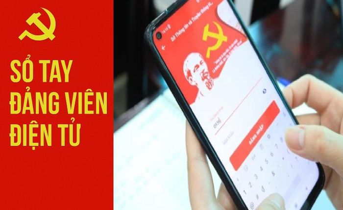 Sổ tay đảng viên điện tử đang được ứng dụng rộng rãi.