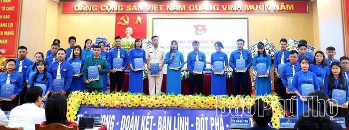 Ban Chấp hành Đoàn TNCS Hồ Chí Minh xã Hy Cương lần thứ I ra mắt Đại hội
