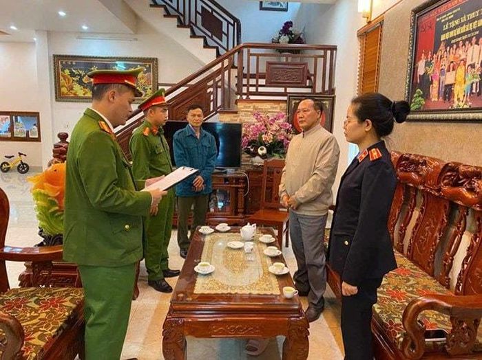 Cơ quan Cảnh sát điều tra (CSĐT) Công an tỉnh Bắc Ninh đã ra Quyết định khởi tố vụ án hình sự, Quyết định khởi tố bị can và Lệnh bắt bị can để tạm giam đối với Nguyễn Văn Thấm. Ảnh: Công an Bắc Ninh
