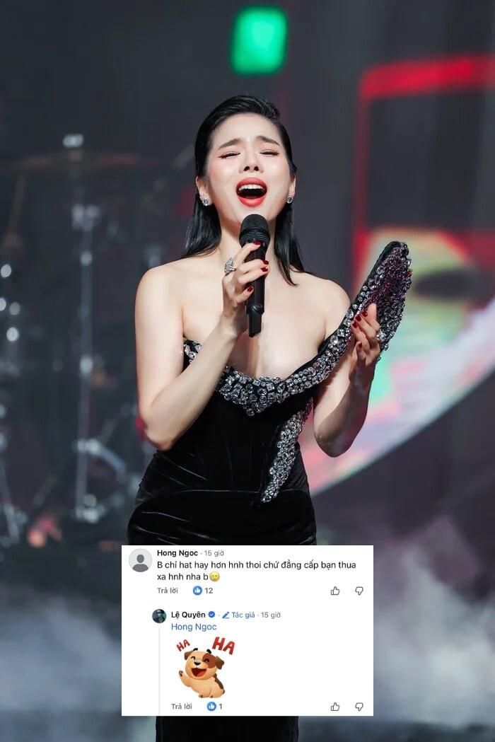 Lệ Quyên cười lớn khi bị chê hết thời và không đẳng cấp.