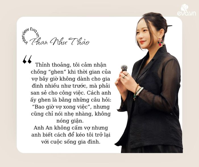 Cựu người mẫu luôn nỗ lực cân bằng giữa công việc kinh doanh và chăm sóc gia đình nhỏ.