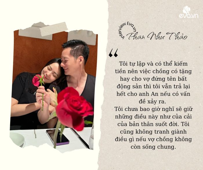 Phan Như Thảo tuyên bố chỉ "giữ dùm" tài sản cho chồng dù được đại gia Đức An tặng.
