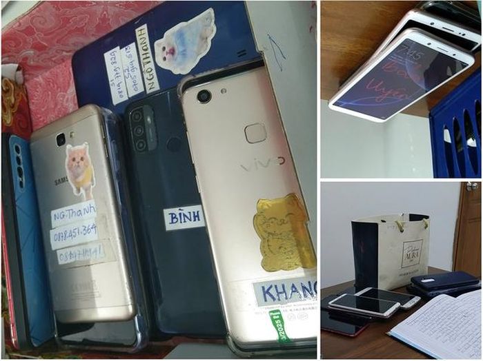  Rổ điện thoại phục vụ quá trình "giăng bẫy con mồi 