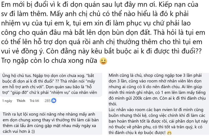 Nội dung chia sẻ của bạn nhân viên "chạm" đến nhiều khía cạnh cảm xúc.
