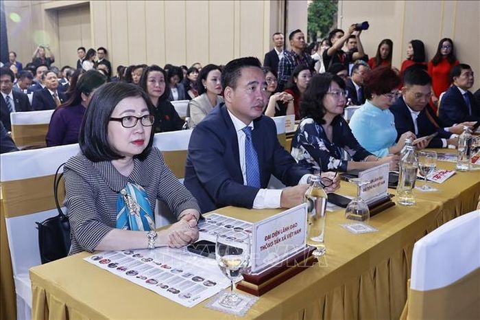 Chủ tịch Quốc hội Trần Thanh Mẫn và đại biểu dự Lễ hưởng ứng Ngày Pháp luật Việt Nam năm 2025. Ảnh: Doãn Tấn/TTXVN