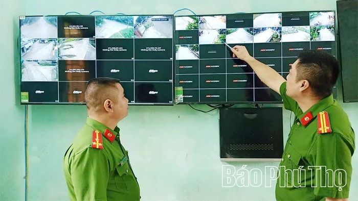 Mô hình camera an ninh hỗ trợ Công an xã Liên Sơn chủ động nắm tình hình giữ ANTT cơ sở