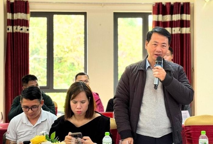 Ông Nguyễn Tiến Đạt, Phó Chủ tịch Hiệp hội Du lịch Hà Nội phát biểu tại tọa đàm