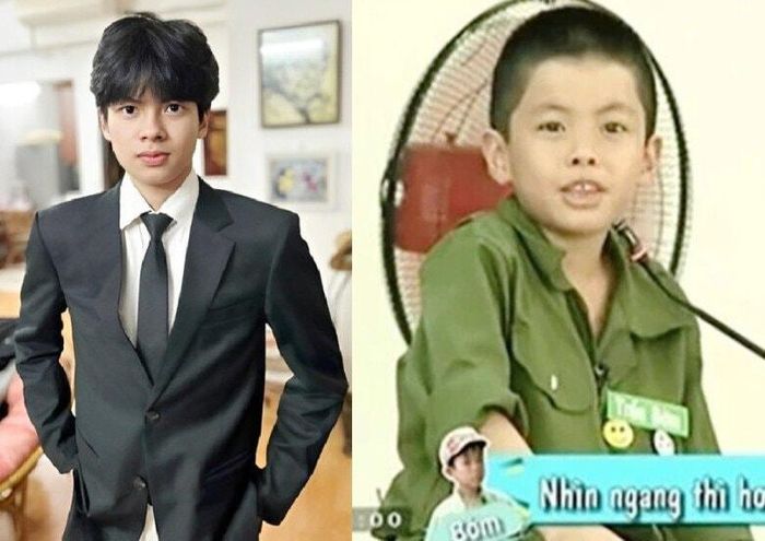 Ngoại hình của Trần Bờm ở tuổi 17 khác biệt so với hình ảnh lúc nhỏ trong "Bố ơi mình đi đâu thế".