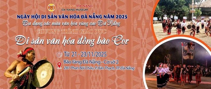 Chương trình giáo dục di sản “Di sản văn hóa đồng bào Cor” tại cơ sở 281 Phan Bội Châu. Ảnh: BTC